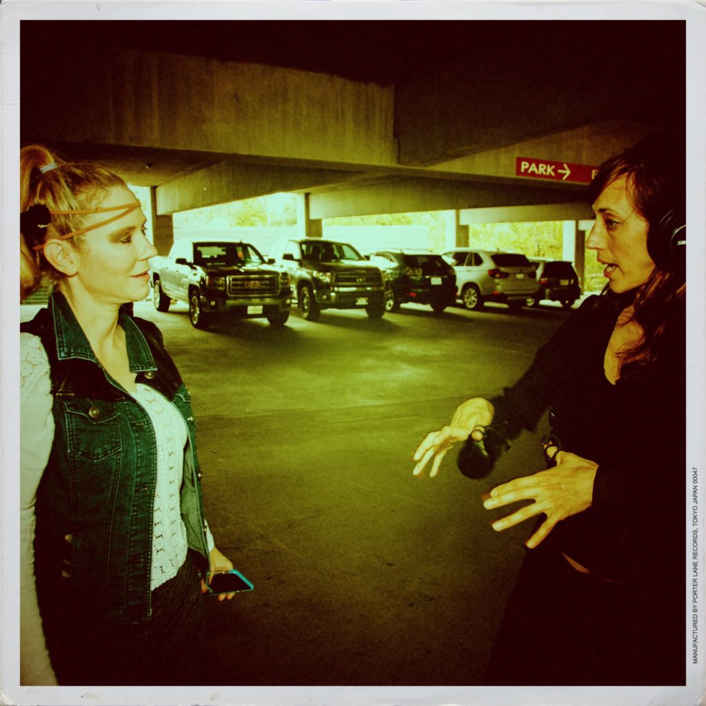 Kathleen Blackwell and Patricia Vonne Stealth Recording Parking Garage with Ronan, Diego, and Studio Nitro: Austin, TX